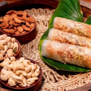 Box of Love – Jaggery Dry Fruit Putharekulu(Pootharekulu) by Sweet Duet Premium Sweets