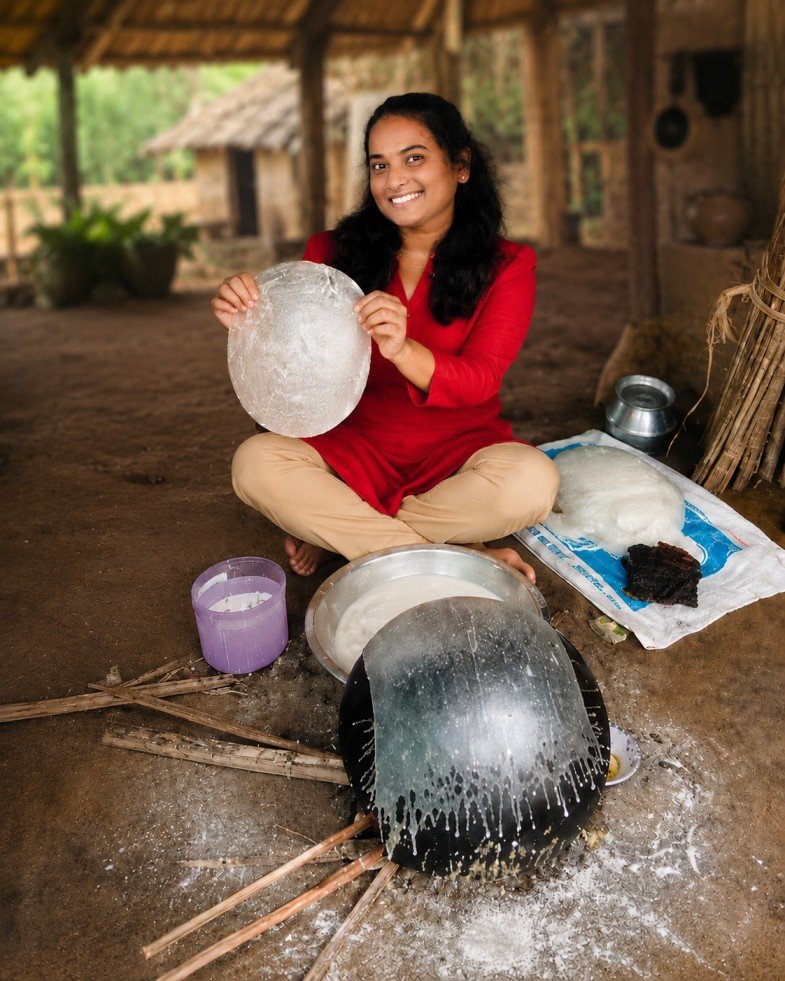 putharekulu sheets making process