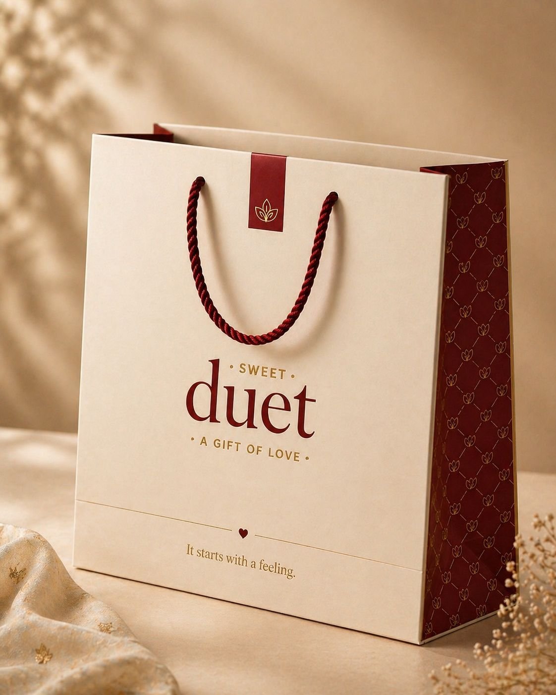 Luxury Dry Fruit Putharekulu Gift Box